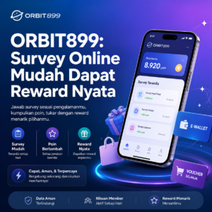 ORBIT899: Survey Online Mudah Dapat Reward Nyata